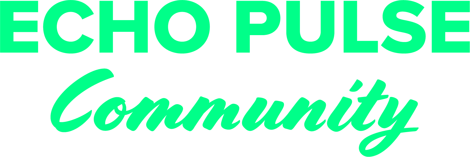 echo pulse logo green